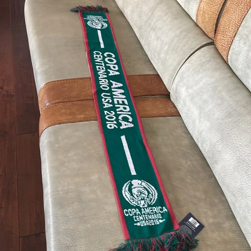 Mexico Copa America Centenario Scarf USA 2016  Soccer collectibles Green Red